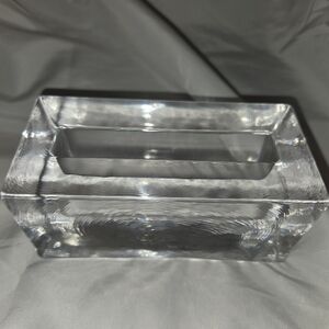 Simon Pearce Woodbury Business Card Holder Glass